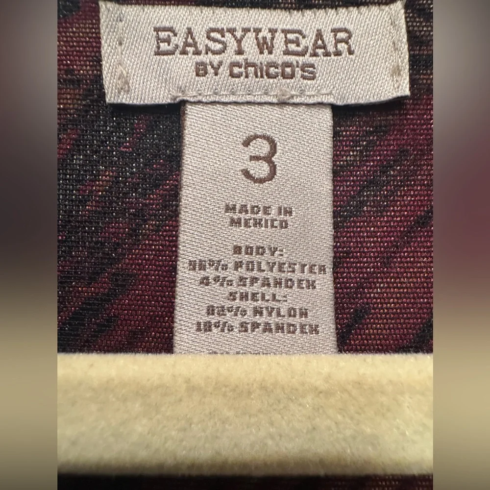 Chico’s Pink and Orange Palm Midi Dress 🌴 - Picture 6 of 6